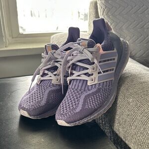 Purple women’s adidas ultraboosts